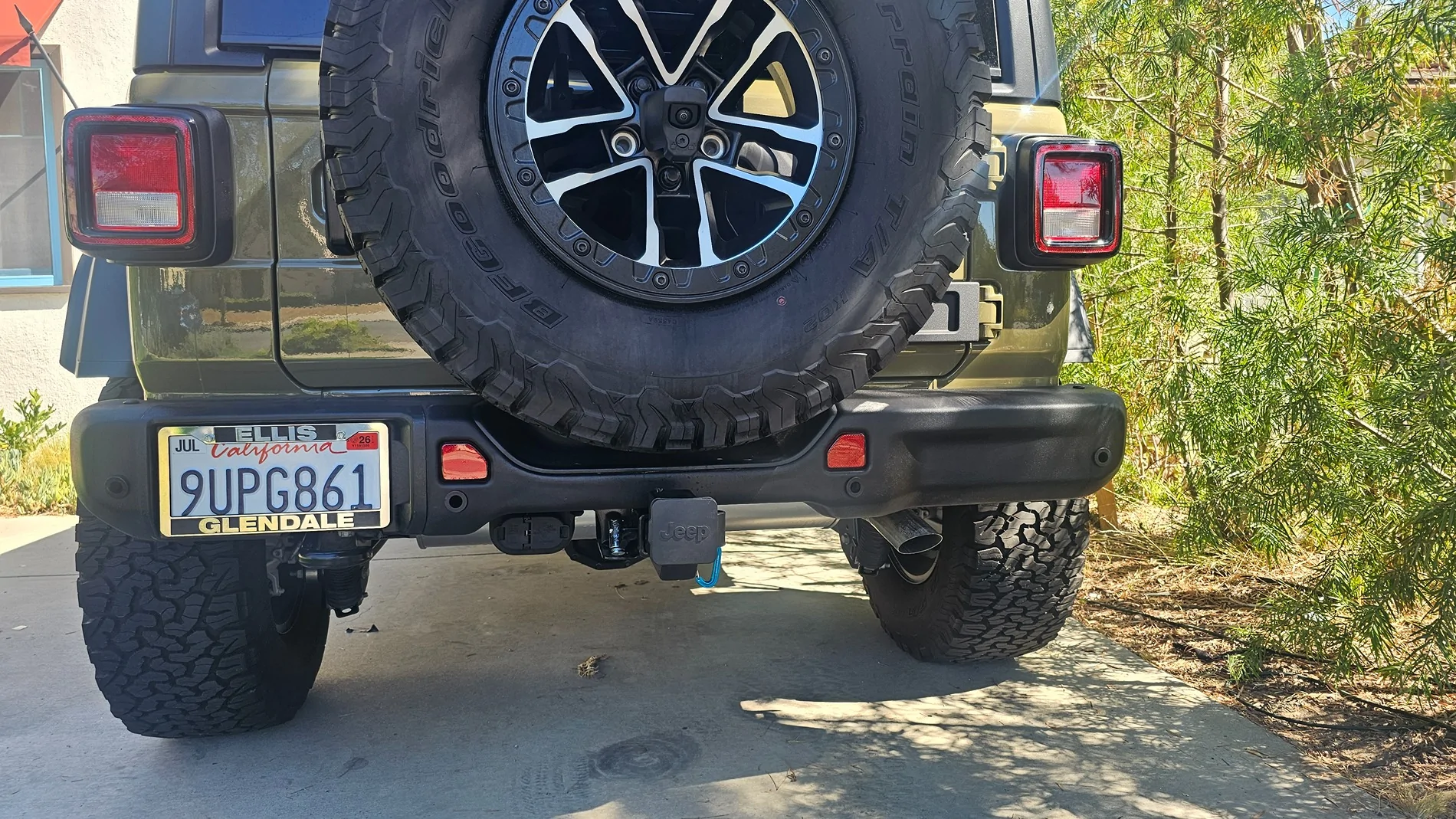 Jeep Wrangler JL Solving issues with the mopar rear metal bumper 20250908_102101