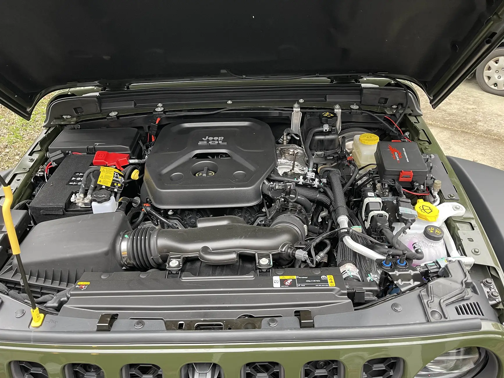 Jeep Wrangler JL Engine bay mount for Warn Evo 12 control box 1757424368051-vu