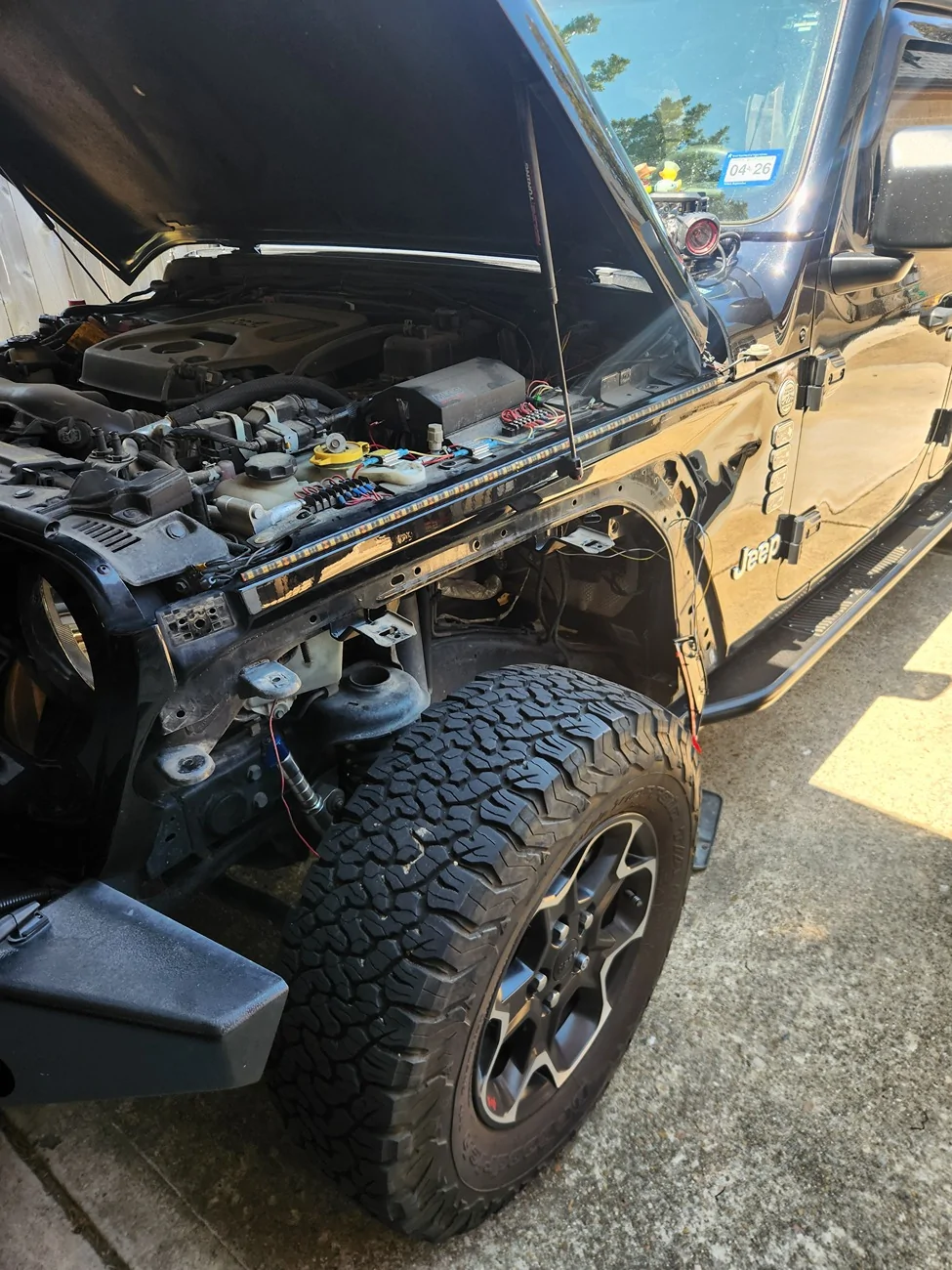 Jeep Wrangler JL Aluminum Front 1/4 panel 20250908_125808