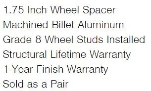 Jeep Wrangler JL Wheel Spacer Spacer