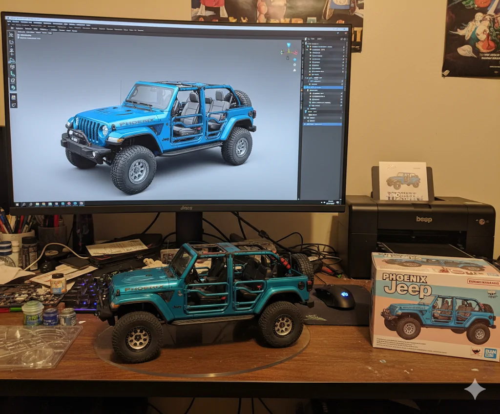 Jeep Wrangler JL Cool AI Image of Your Jeep (by Gemini) – Try This & Post Your Images unnamed