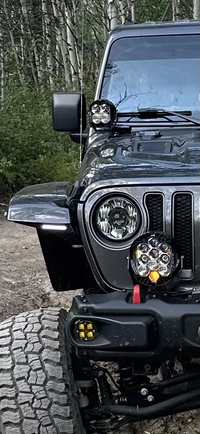 Jeep Wrangler JL New Baja Designs LP6 DOT headlight IMG_6683