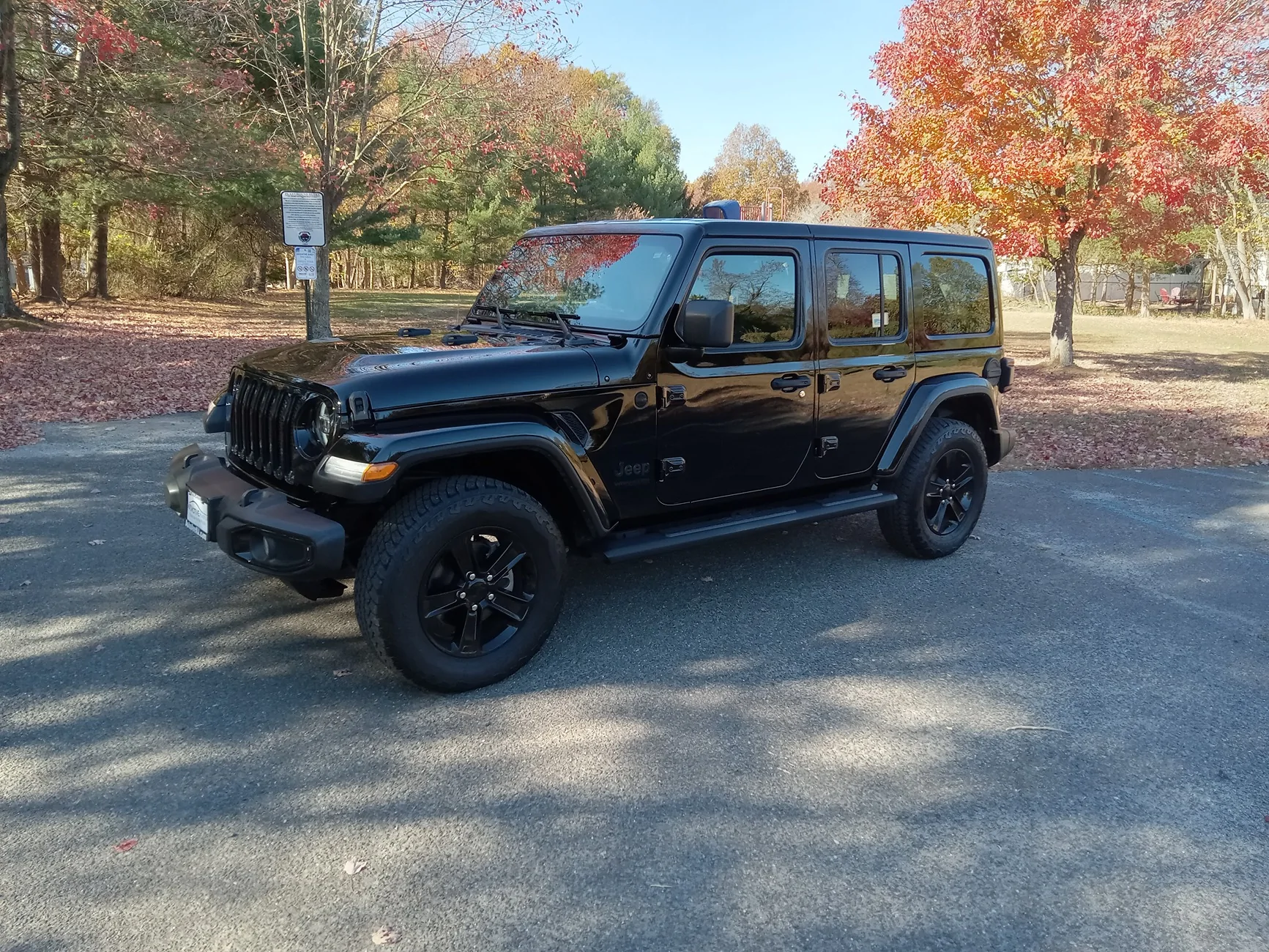 Jeep Wrangler JL Rubicon suspension on Sahara 20241103_102218
