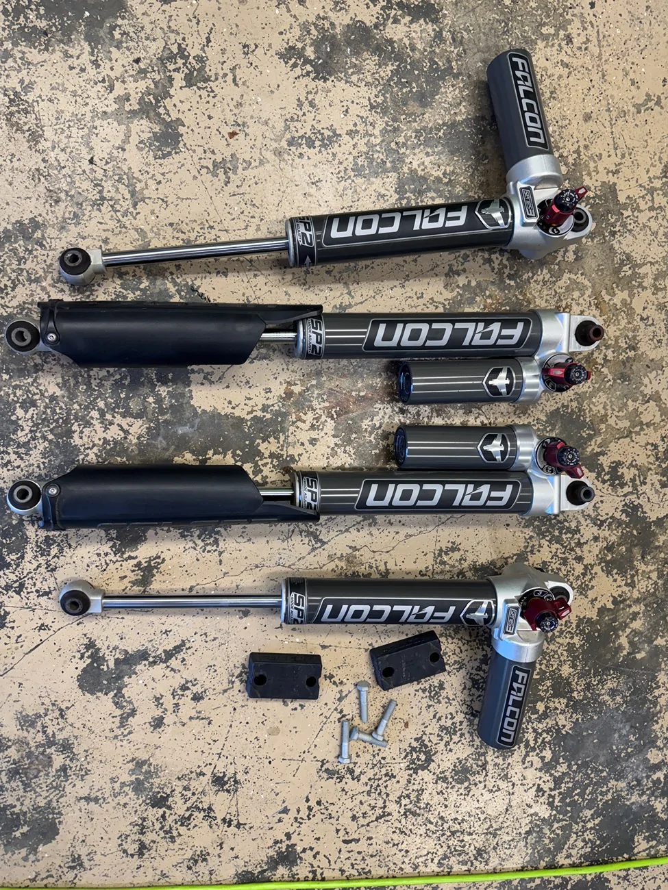Jeep Wrangler JL Falcon 3.3 adjustable travel shocks full set IMG_2513