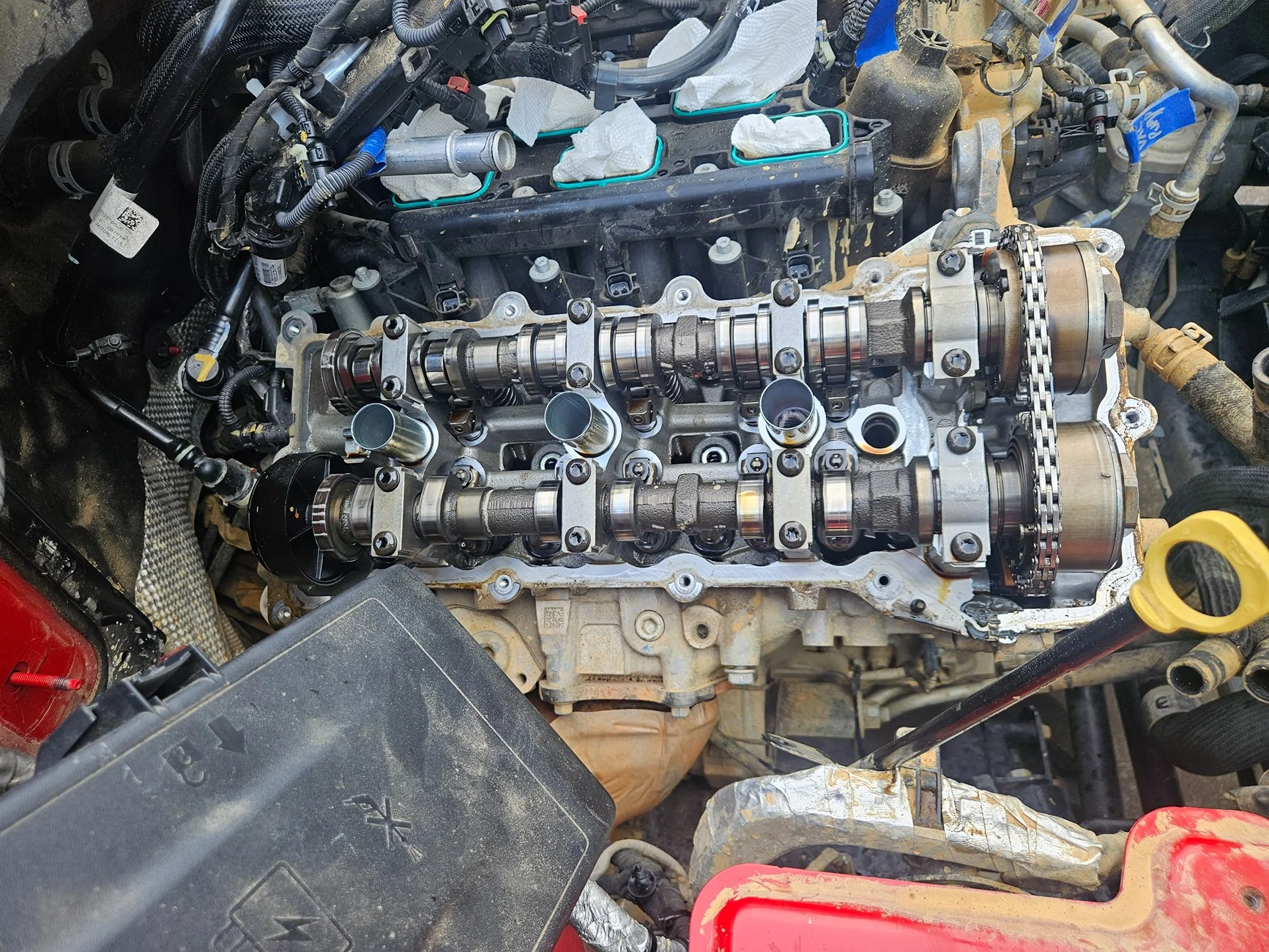 Jeep Wrangler JL head gasket swap after P0301 code 20250920_172931