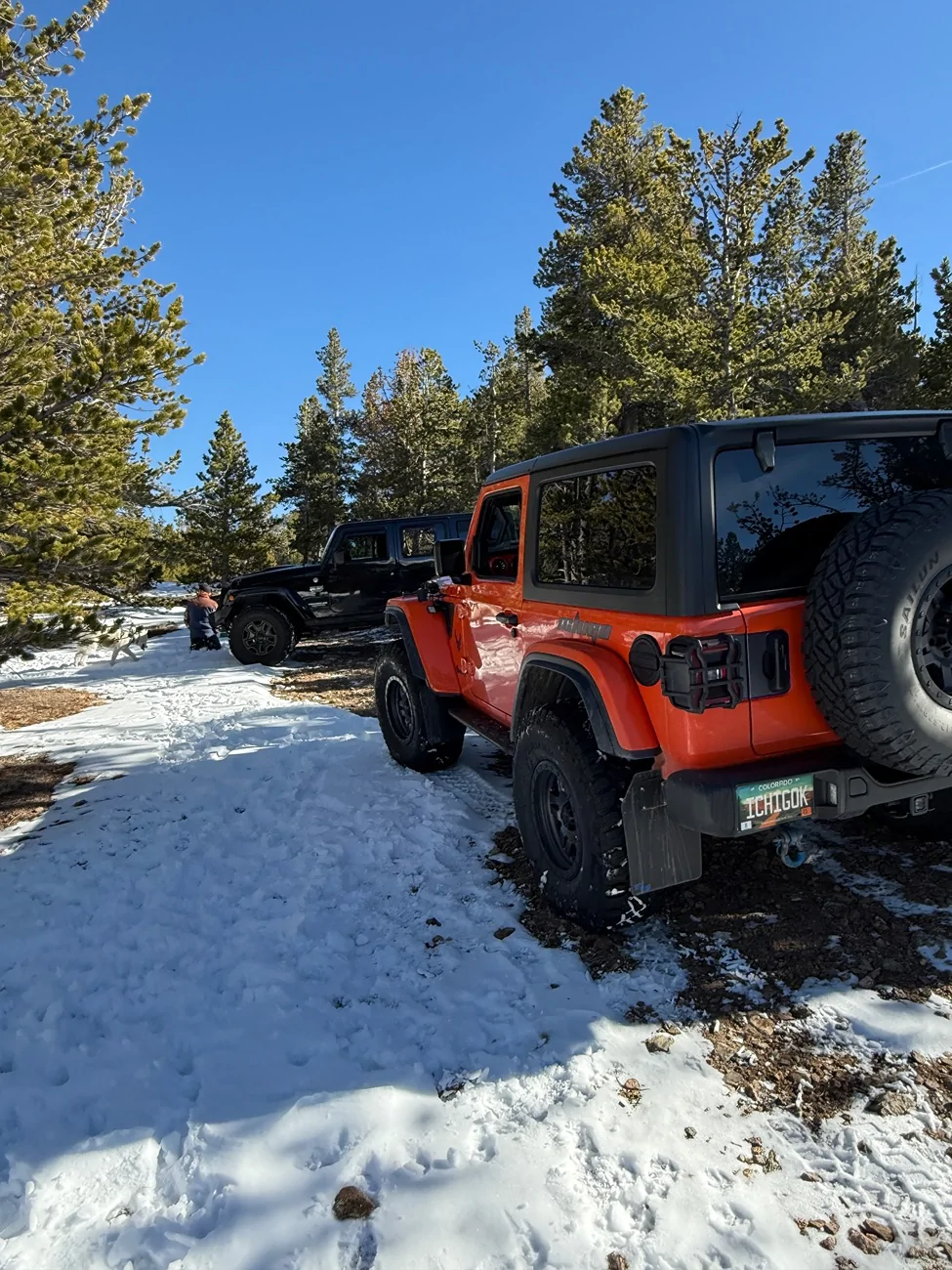 Jeep Wrangler JL Snow falling in Colorado IMG_3757