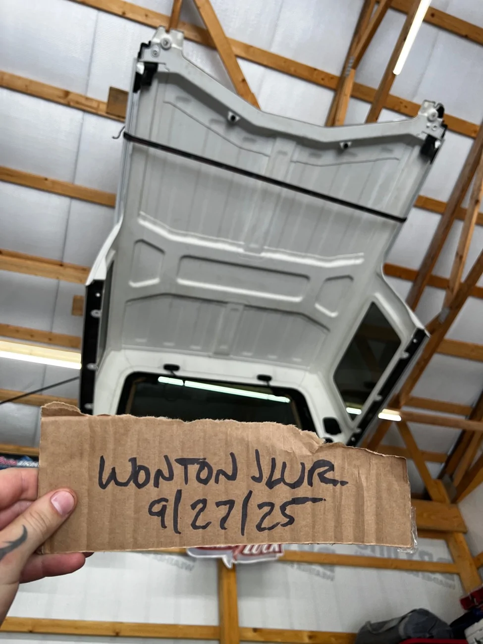 Jeep Wrangler JL Bright White JLU Hard Top IMG_9835