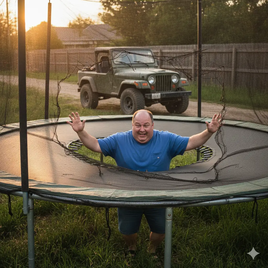 Jeep Wrangler JL Au Revoir trampolin