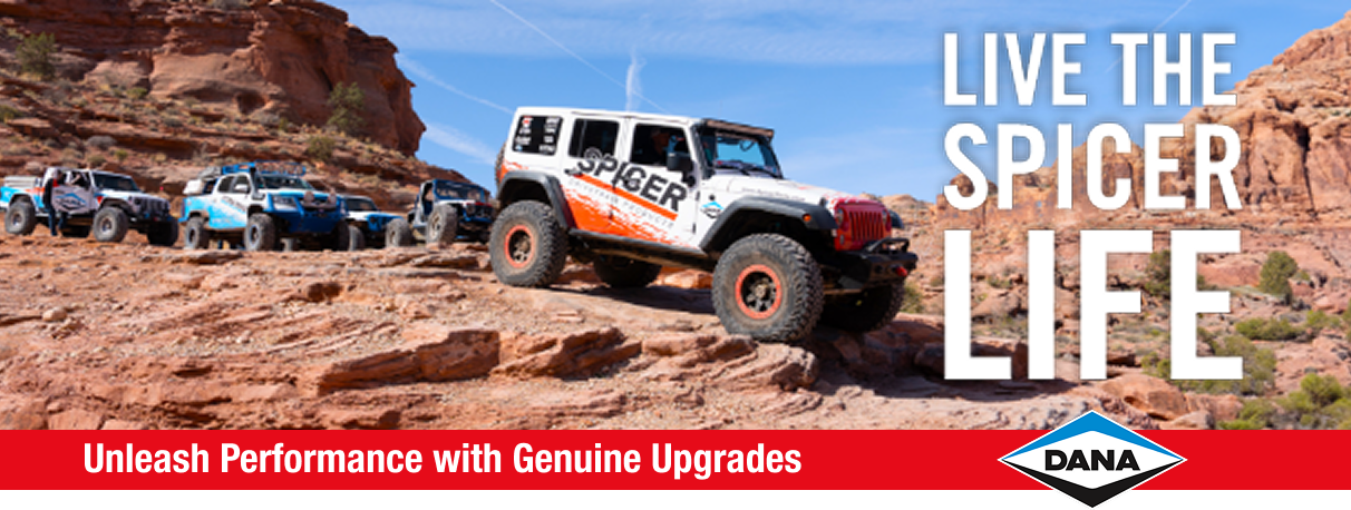 Jeep Wrangler JL Dana Spicer email blast spicer-life-header
