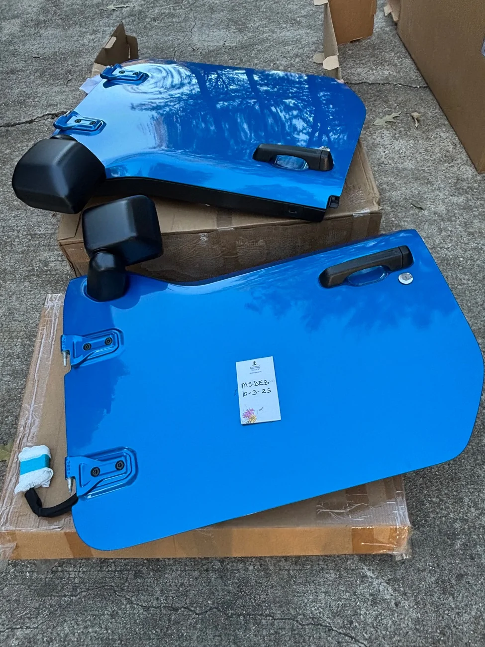 Jeep Wrangler JL OEM Half Doors, never installed $2200 IMG_6356