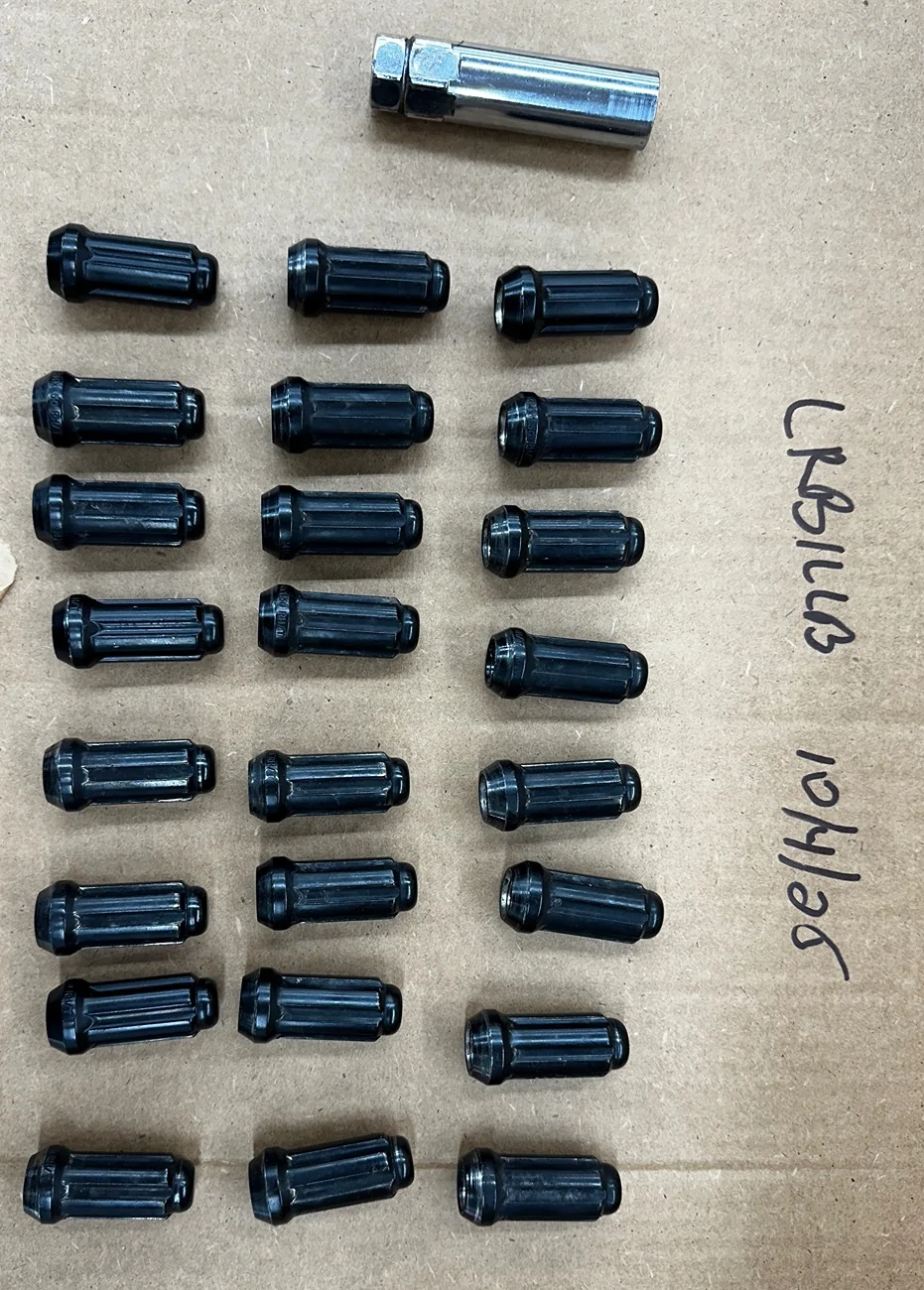 Jeep Wrangler JL Gorilla splined lug nut set IMG_7373