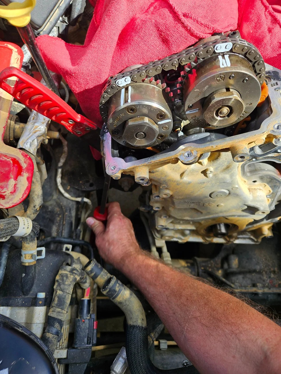 Jeep Wrangler JL head gasket swap after P0301 code 20251005_123412