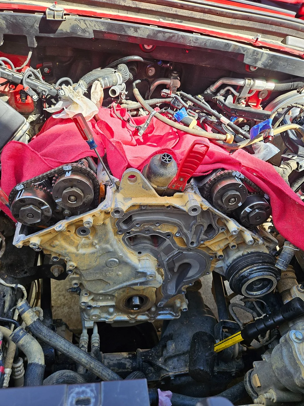 Jeep Wrangler JL head gasket swap after P0301 code 20251005_124517
