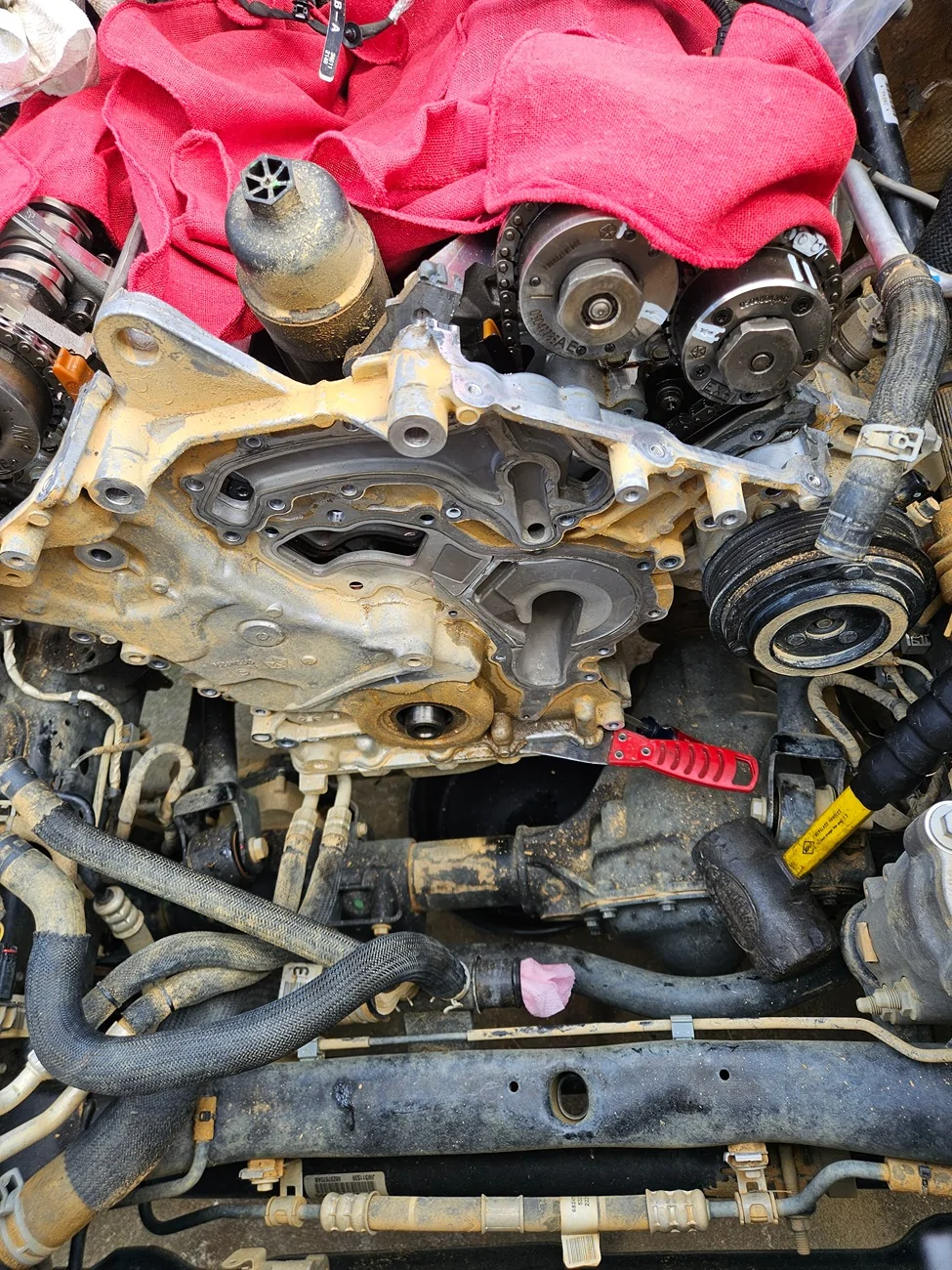 Jeep Wrangler JL head gasket swap after P0301 code 20251005_130207