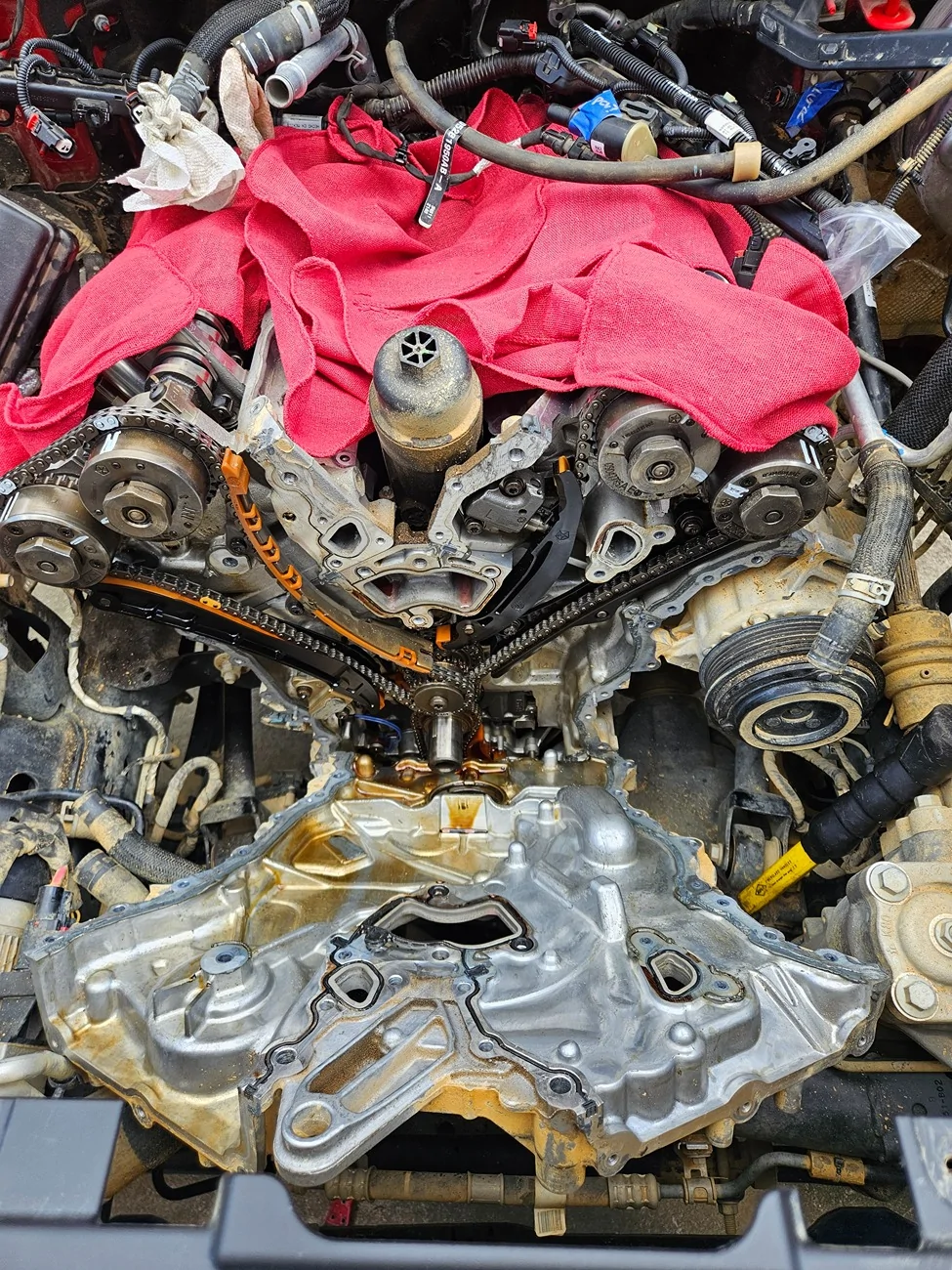 Jeep Wrangler JL head gasket swap after P0301 code 20251005_130520
