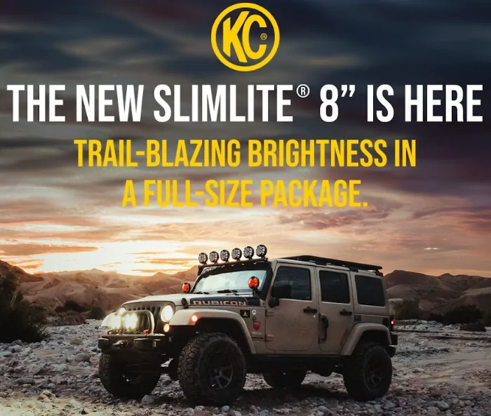 Jeep Wrangler JL KC HiLiTES SlimLite® 6" & 8" V2 — Classic Looks. Modern Power. 1759851279312-b6