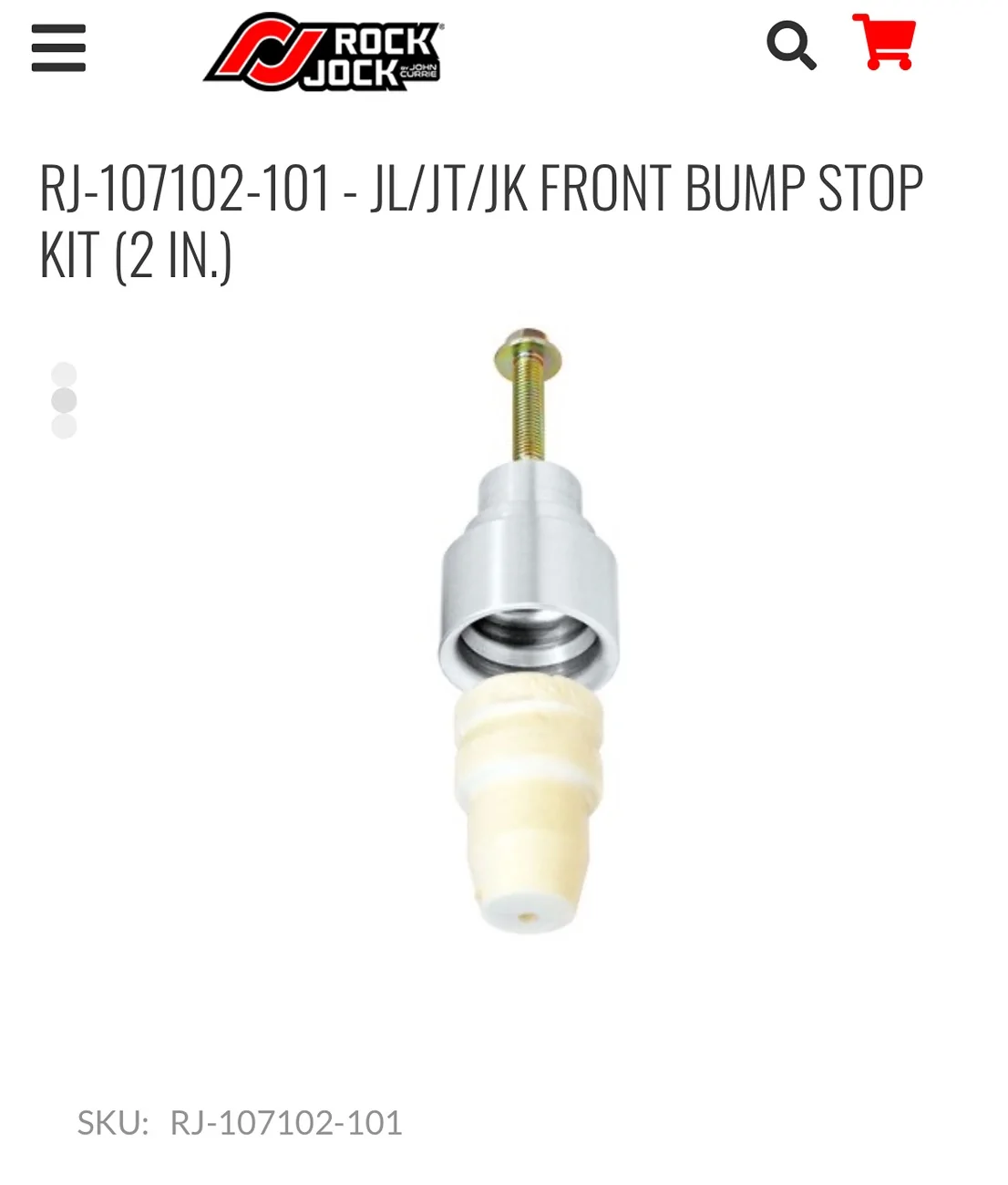 Jeep Wrangler JL Rock Jock bump stop extensions IMG_0126