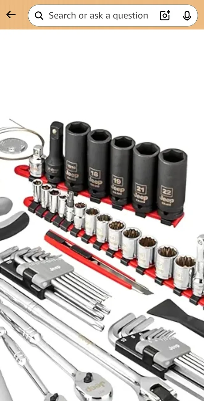 Jeep Wrangler JL Recommend a toolset Screenshot_20251010_190918_Amazon Shopping