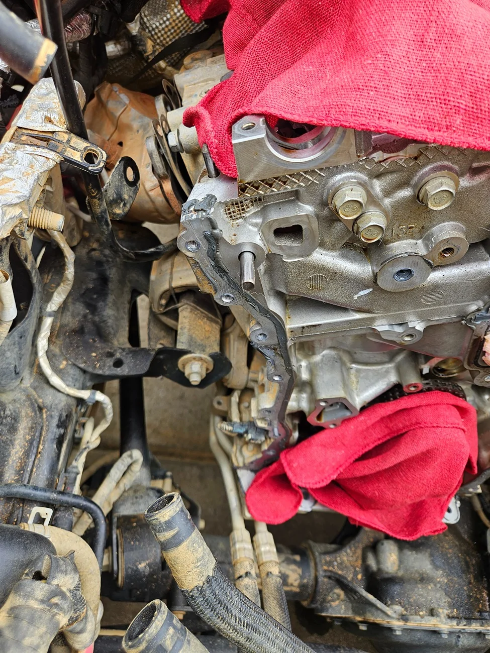 Jeep Wrangler JL head gasket swap after P0301 code 20251011_132415