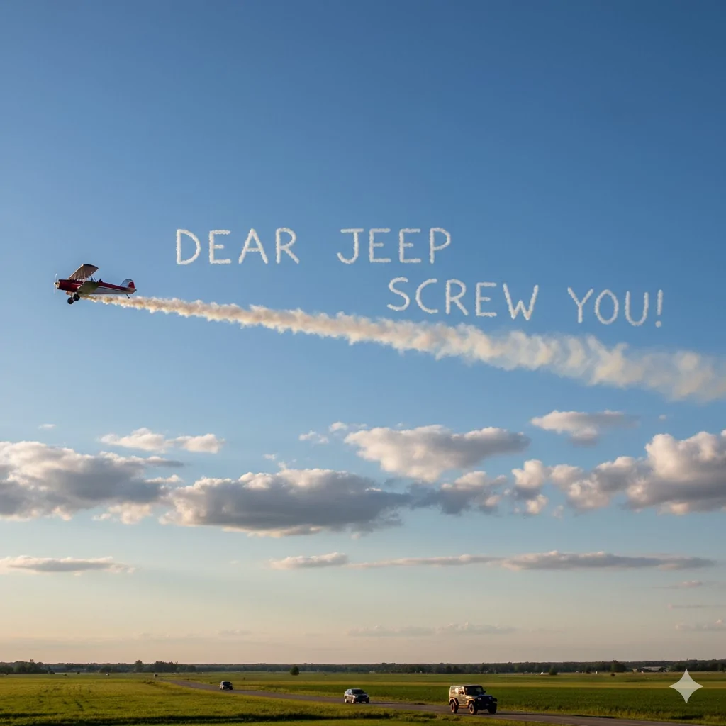 Jeep Wrangler JL Jeep Compass skywriting jeep 2