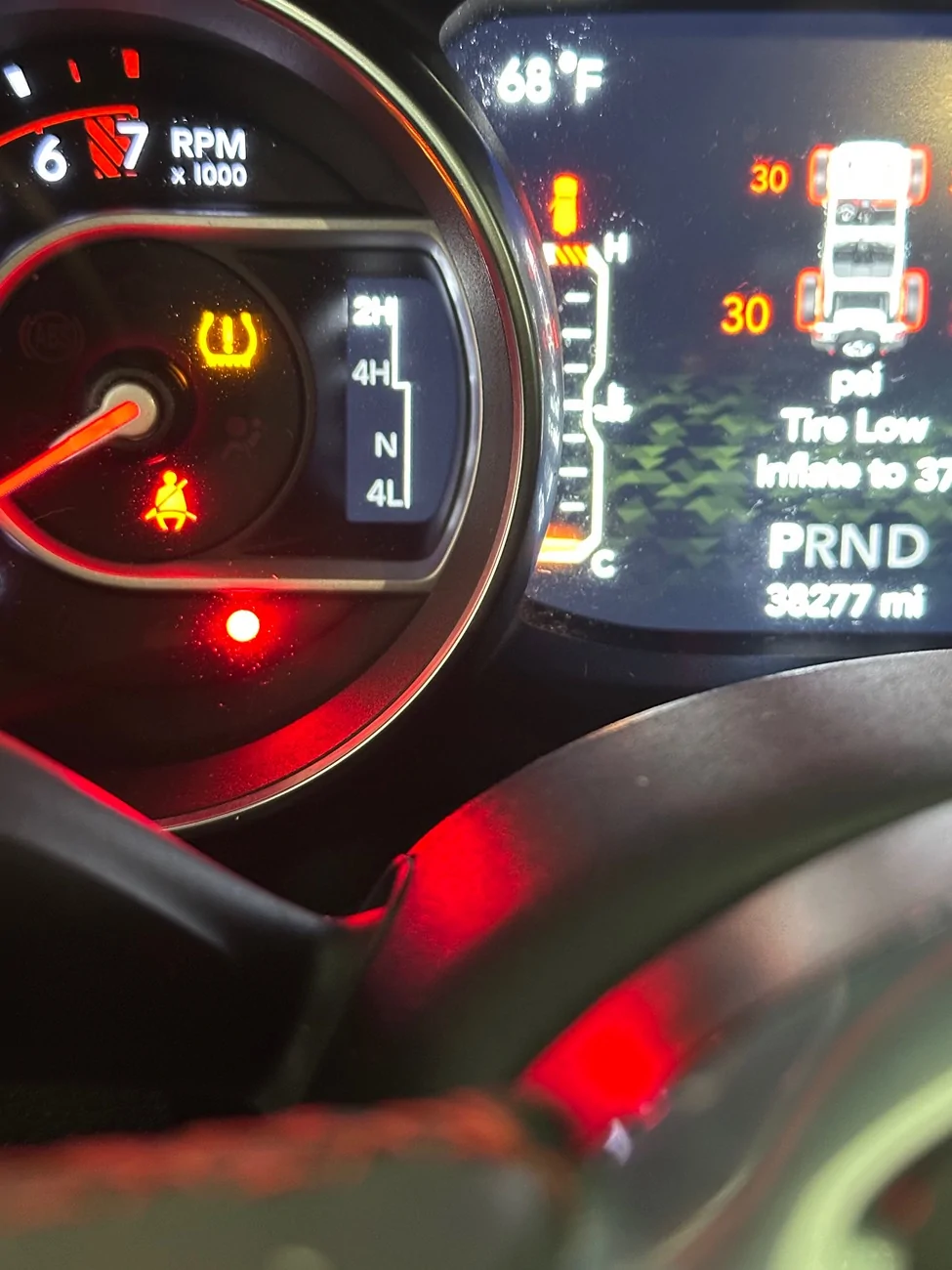 Multiple lights (Service electronic stability control, FCW, cruise ...