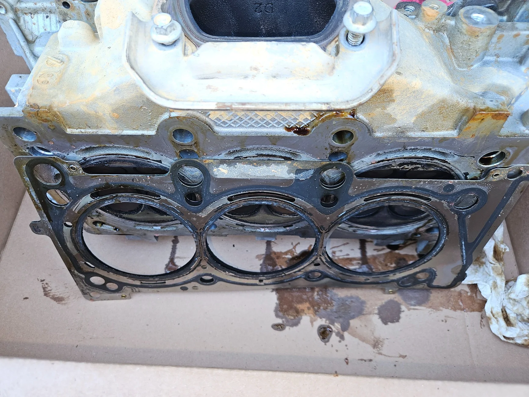 Jeep Wrangler JL head gasket swap after P0301 code 20251017_154026