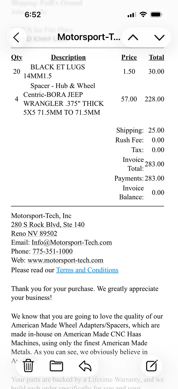 Jeep Wrangler JL Bora wheel spacers IMG_0251