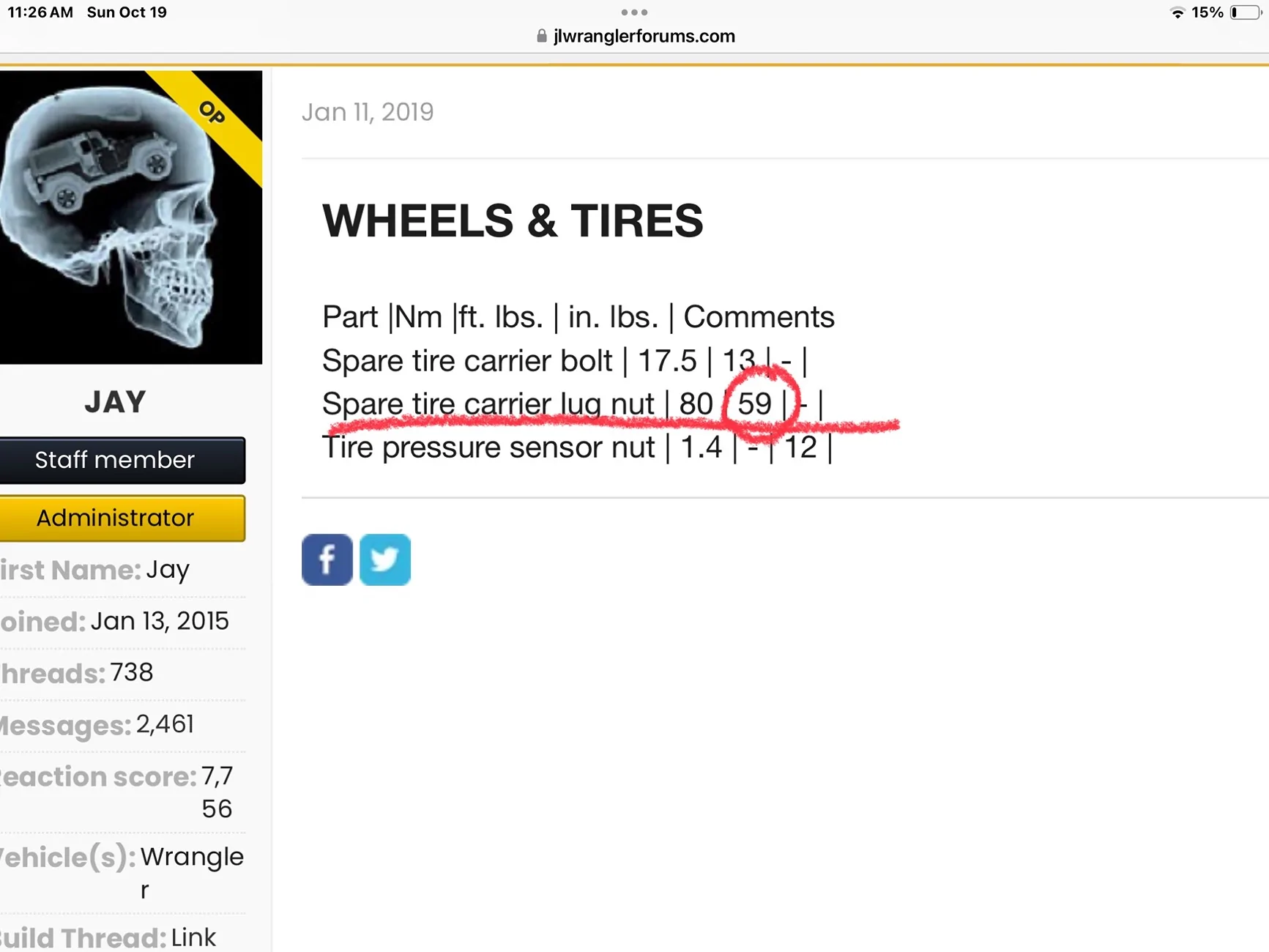 Jeep Wrangler JL Wheel Torque Specifications JL/JLU IMG_4223