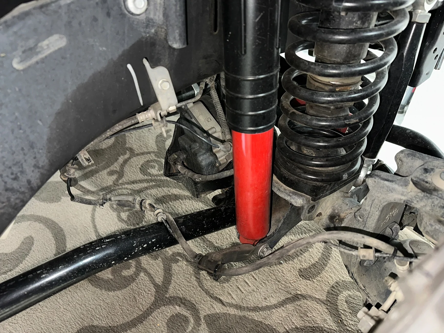 Jeep Wrangler JL Fender liner wire rub through IMG_1338