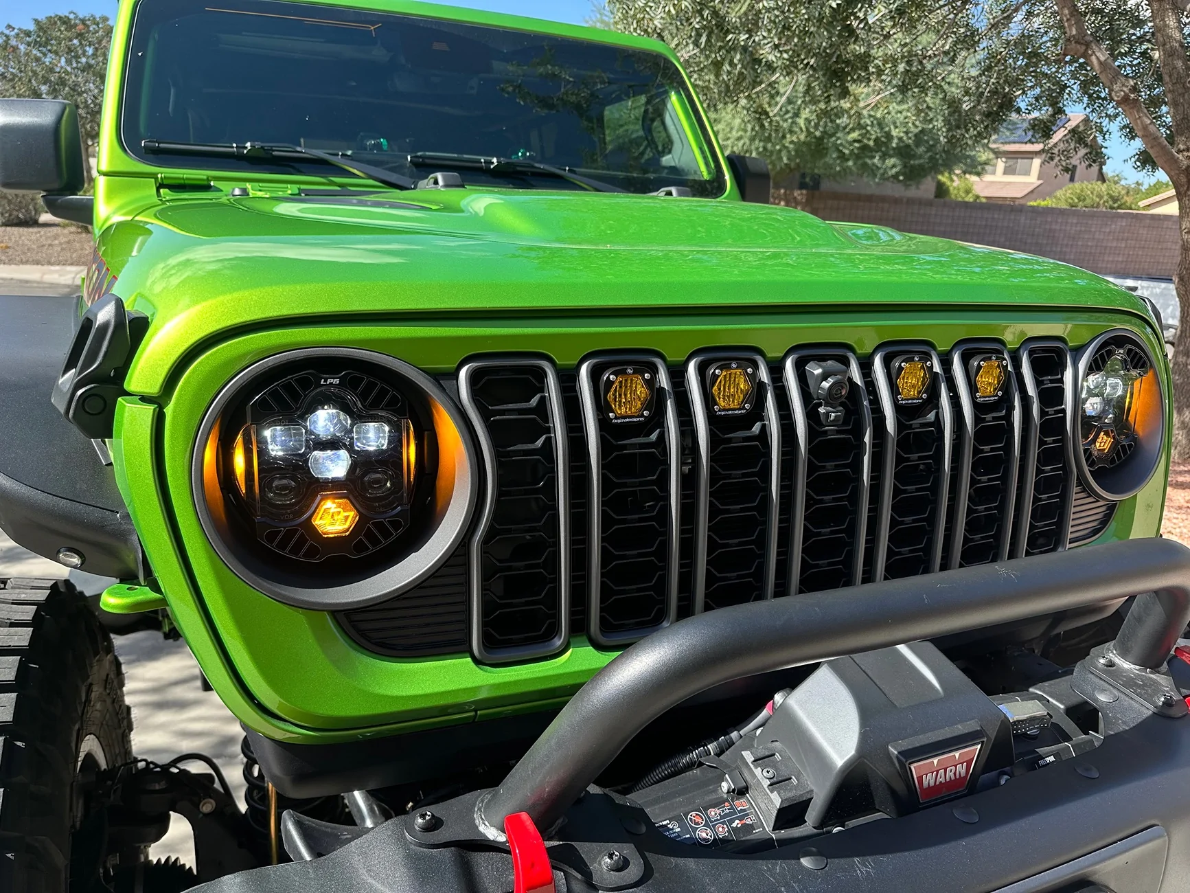 Jeep Wrangler JL New Baja Designs LP6 DOT headlight IMG_4971