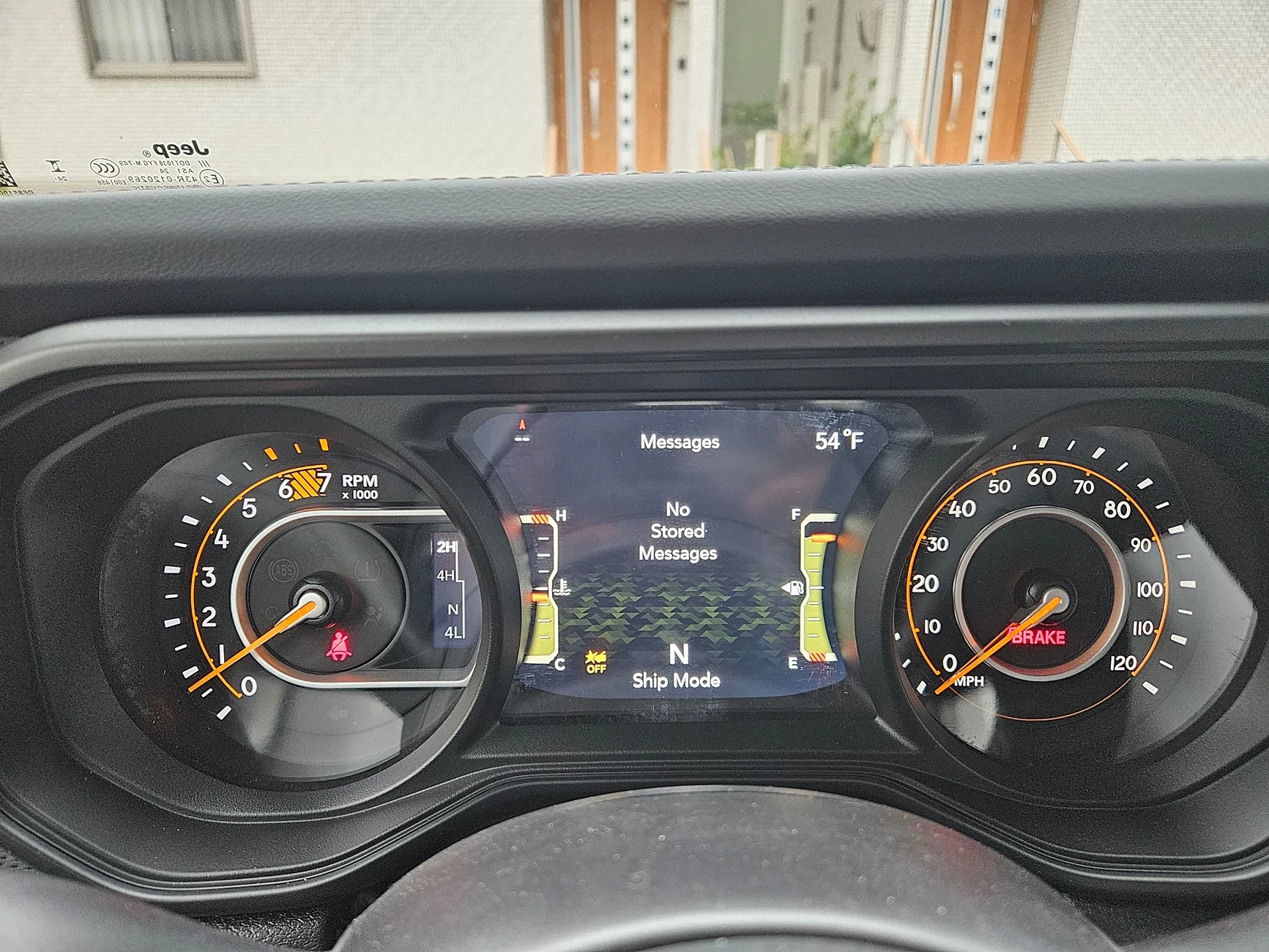 Jeep Wrangler JL Ship Mode 17613499338622455637729305897928