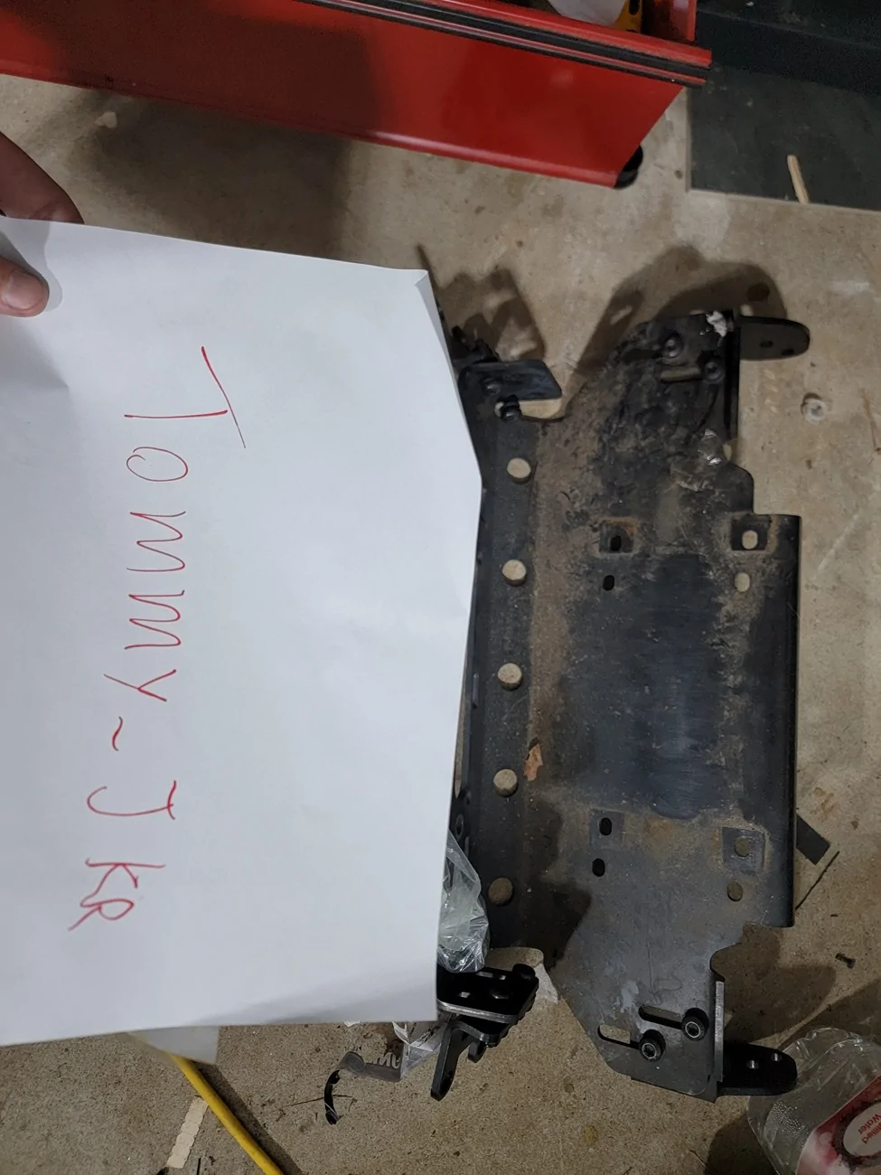Jeep Wrangler JL OEM rubicon winch plate - $80 20251024_180754