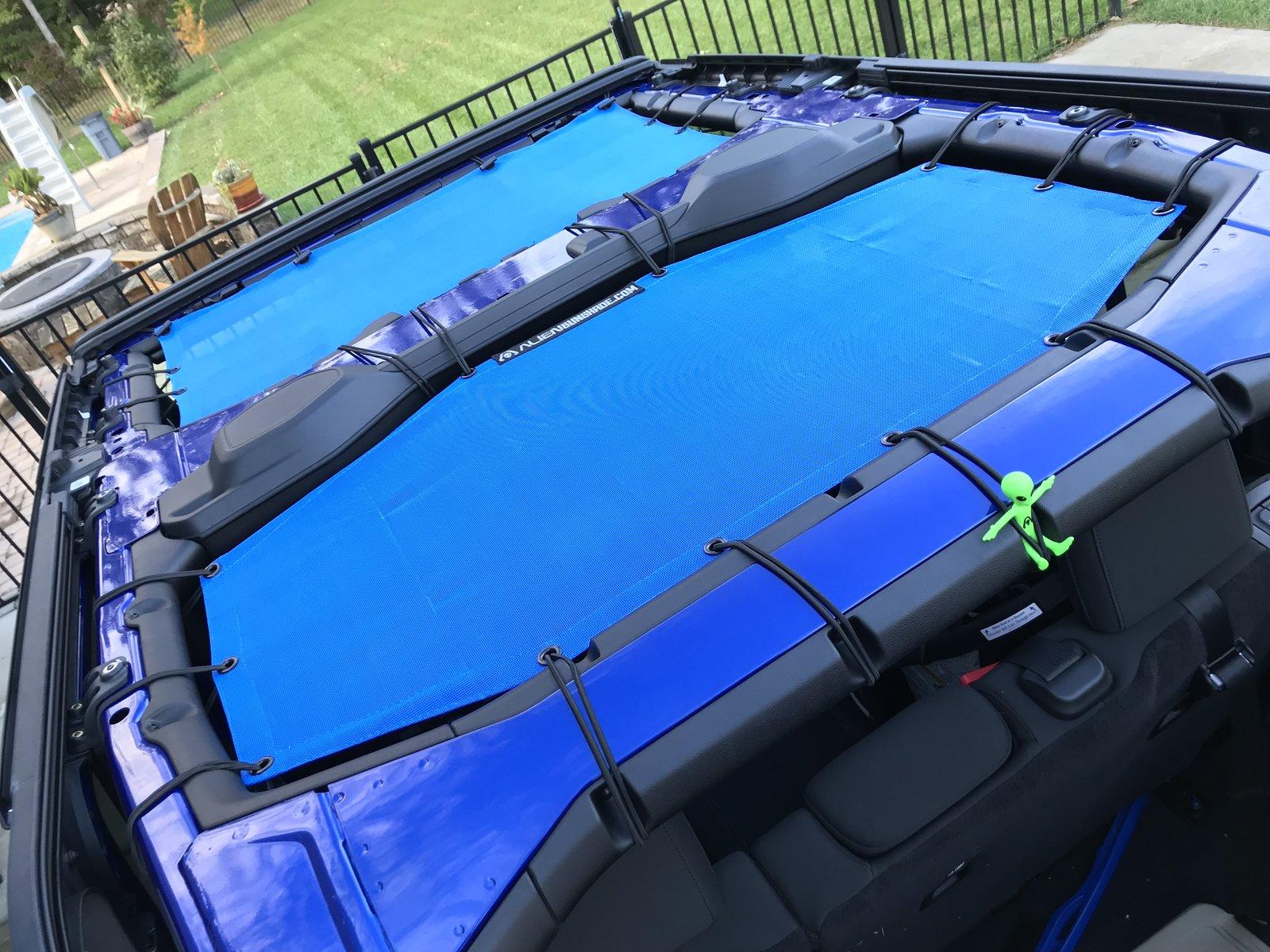Jeep Wrangler JL Alien Sunshade Customer Showcase and Gallery tesla from forum 2