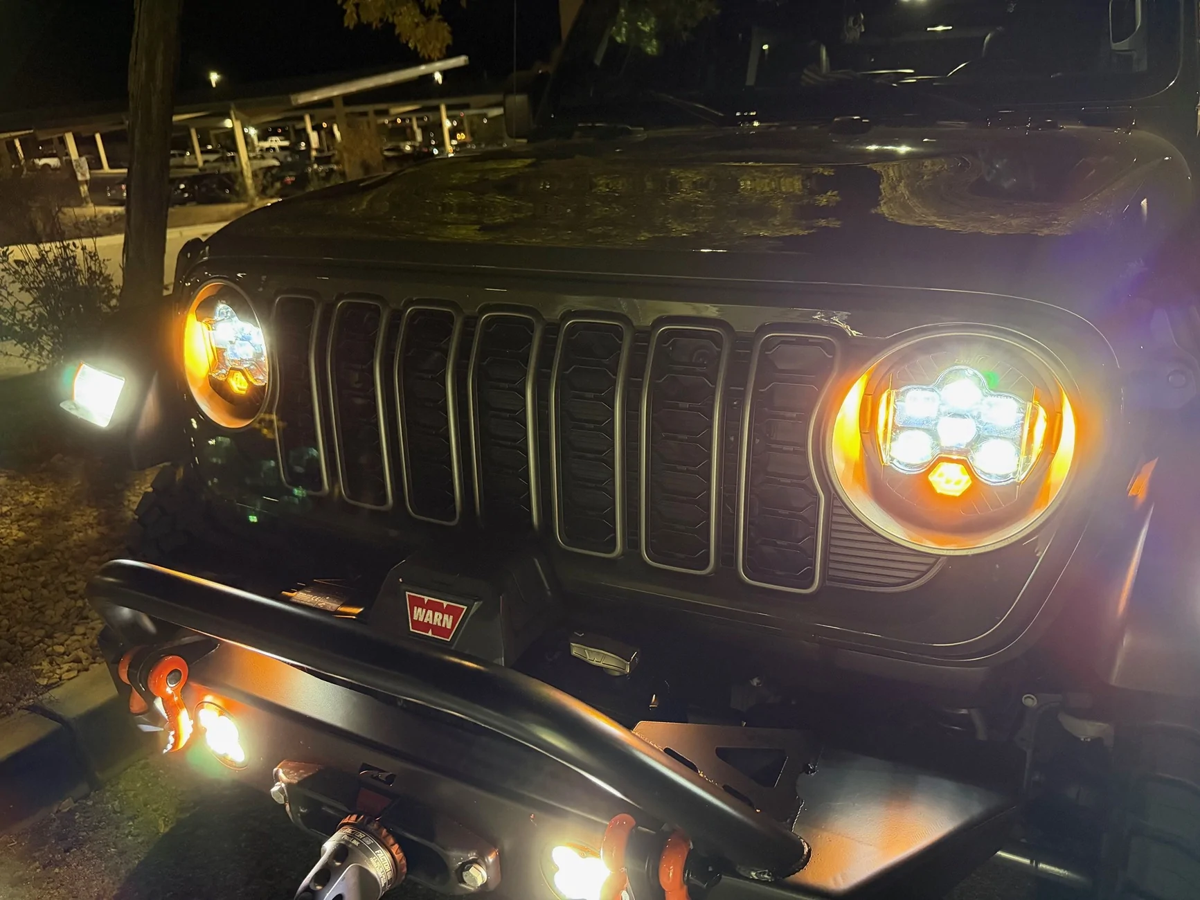 Jeep Wrangler JL New Baja Designs LP6 DOT headlight 2