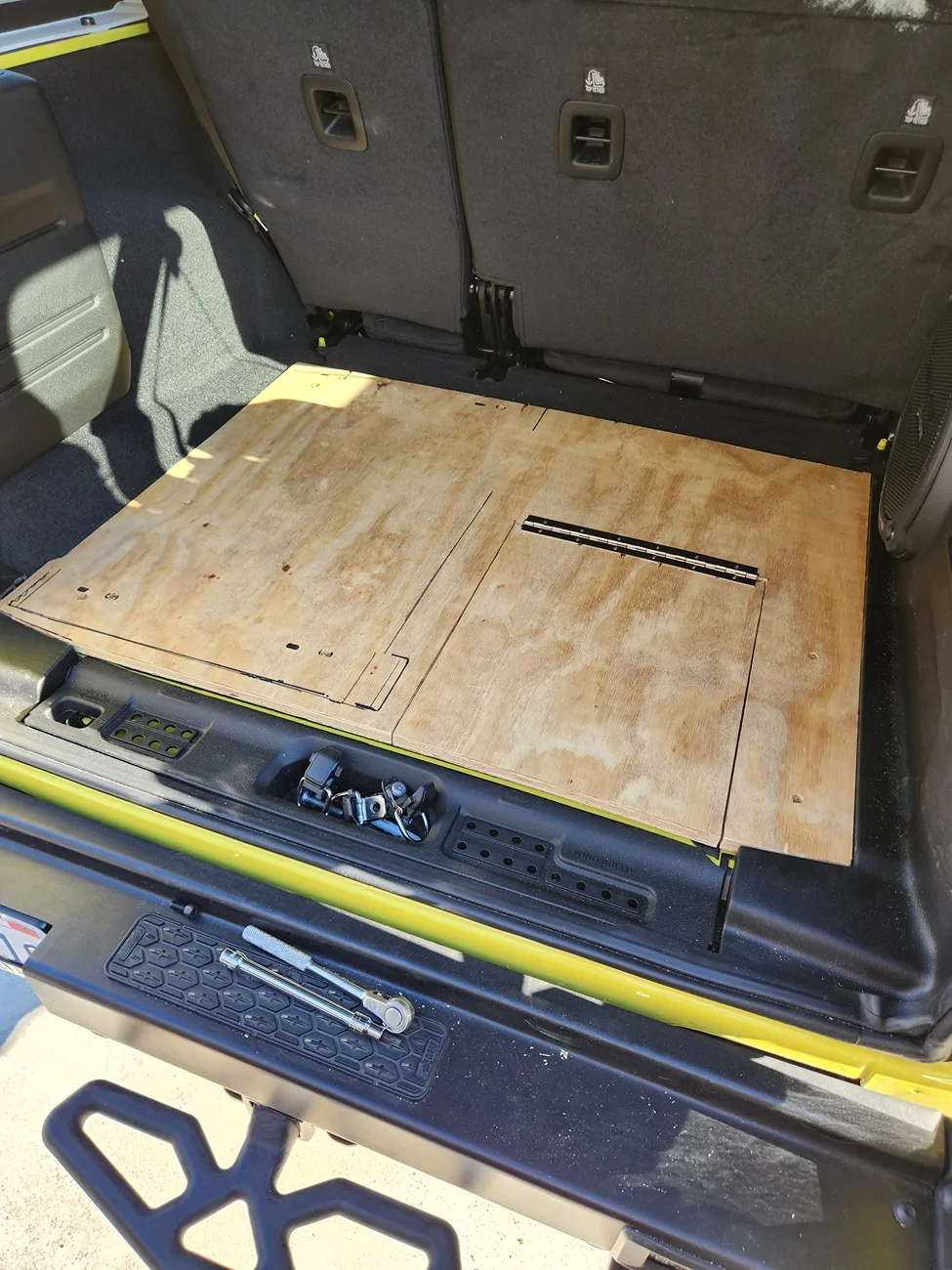 Jeep Wrangler JL Fridge / Slider options Base Installed with Hatch