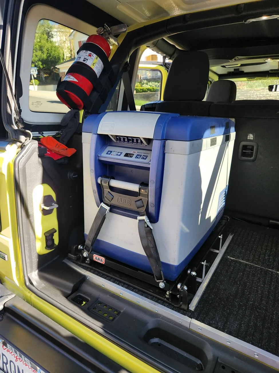 Jeep Wrangler JL Fridge / Slider options Fridge Installed