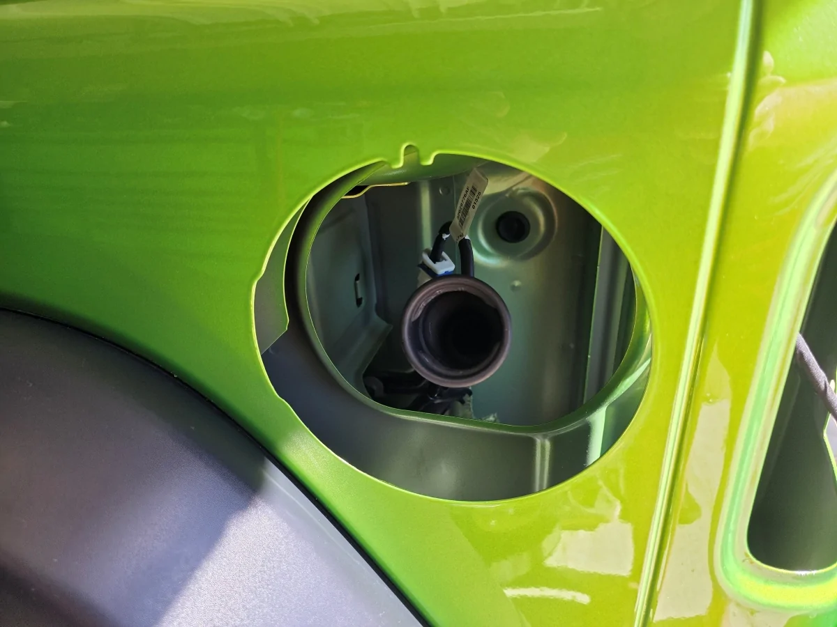 Jeep Wrangler JL MOPAR Fuel Door install write up on 2025 JLU Step 05
