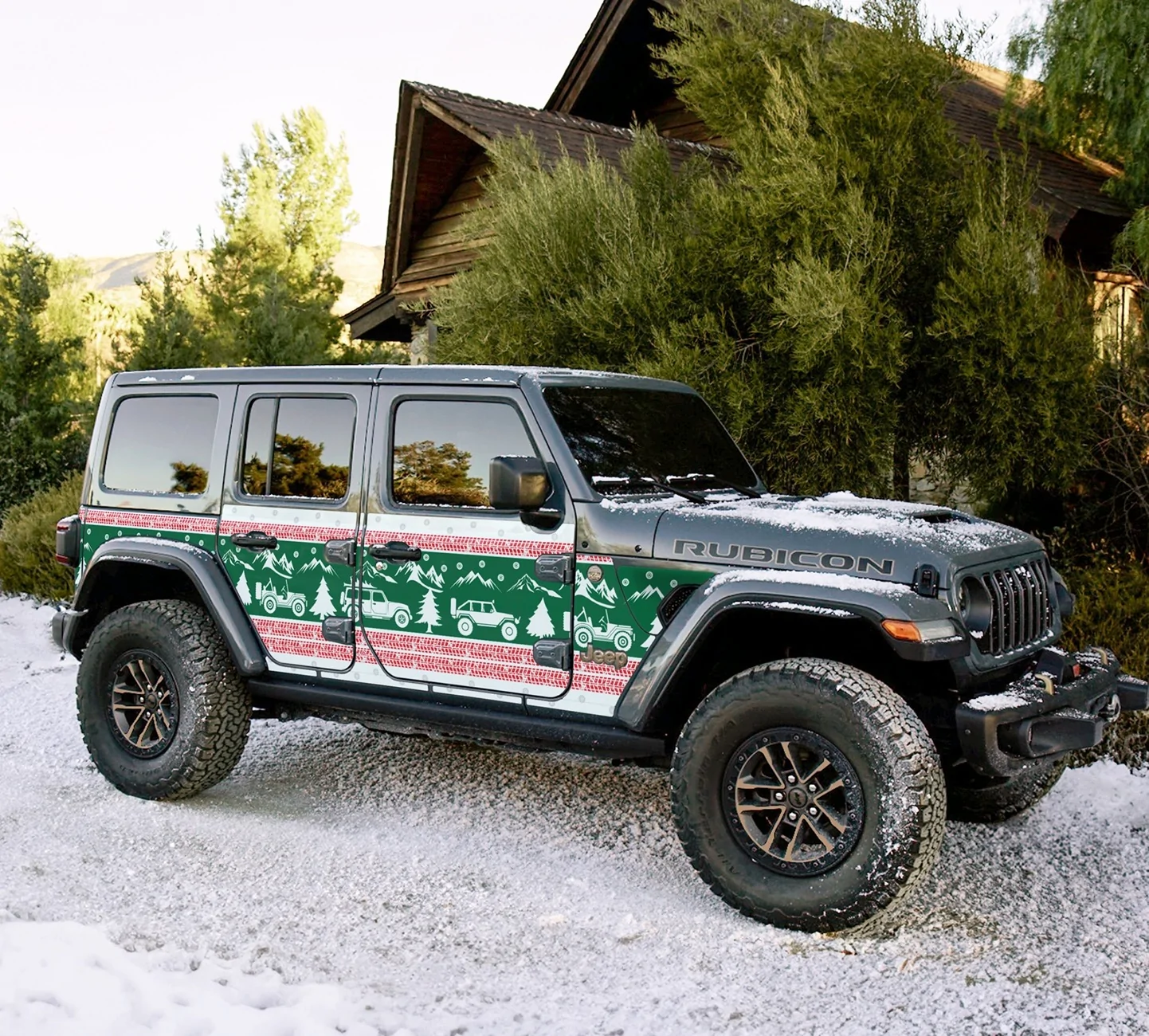 Jeep Gladiator Mopar Unveils Festive "Ugly Sweater" Trail Armor {filename}