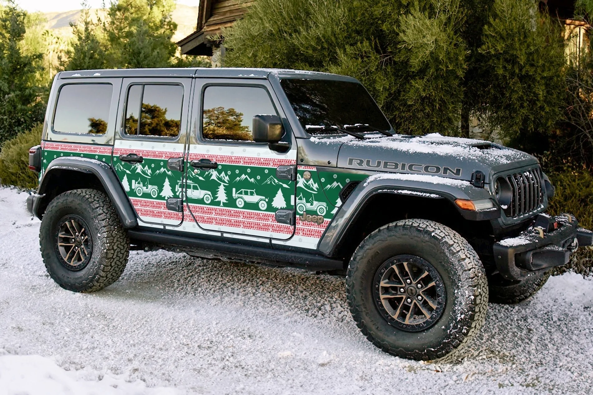 Jeep Gladiator Mopar Unveils Festive "Ugly Sweater" Trail Armor {filename}