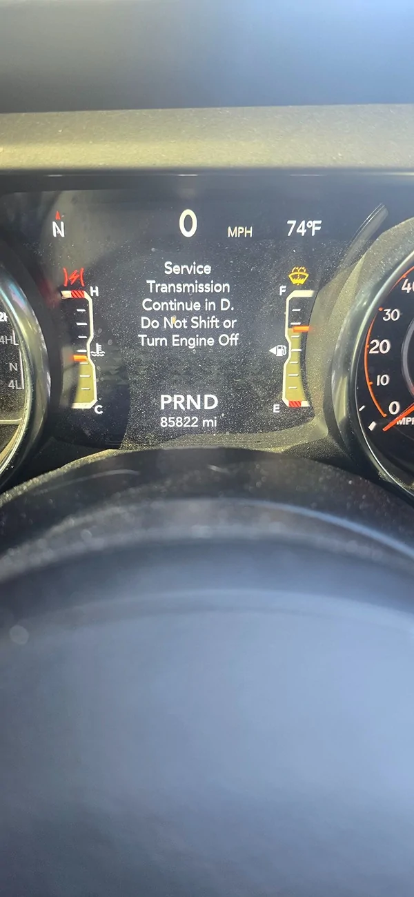 Jeep Wrangler JL 2021 GLADIATOR 3.0, U0101 CODE LOSS COMMUNICATION WITH TCM 20251016_151324