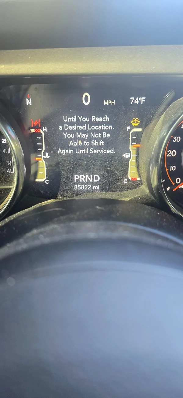 Jeep Wrangler JL 2021 GLADIATOR 3.0, U0101 CODE LOSS COMMUNICATION WITH TCM 20251016_151327