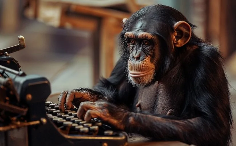 Jeep Wrangler JL Infinite monkey theorem chimp typing