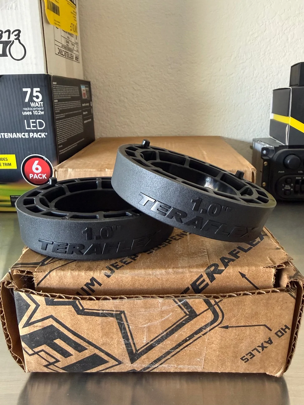 Jeep Wrangler JL Teraflex Front 1" Coil Spacers NEW IMG_1280