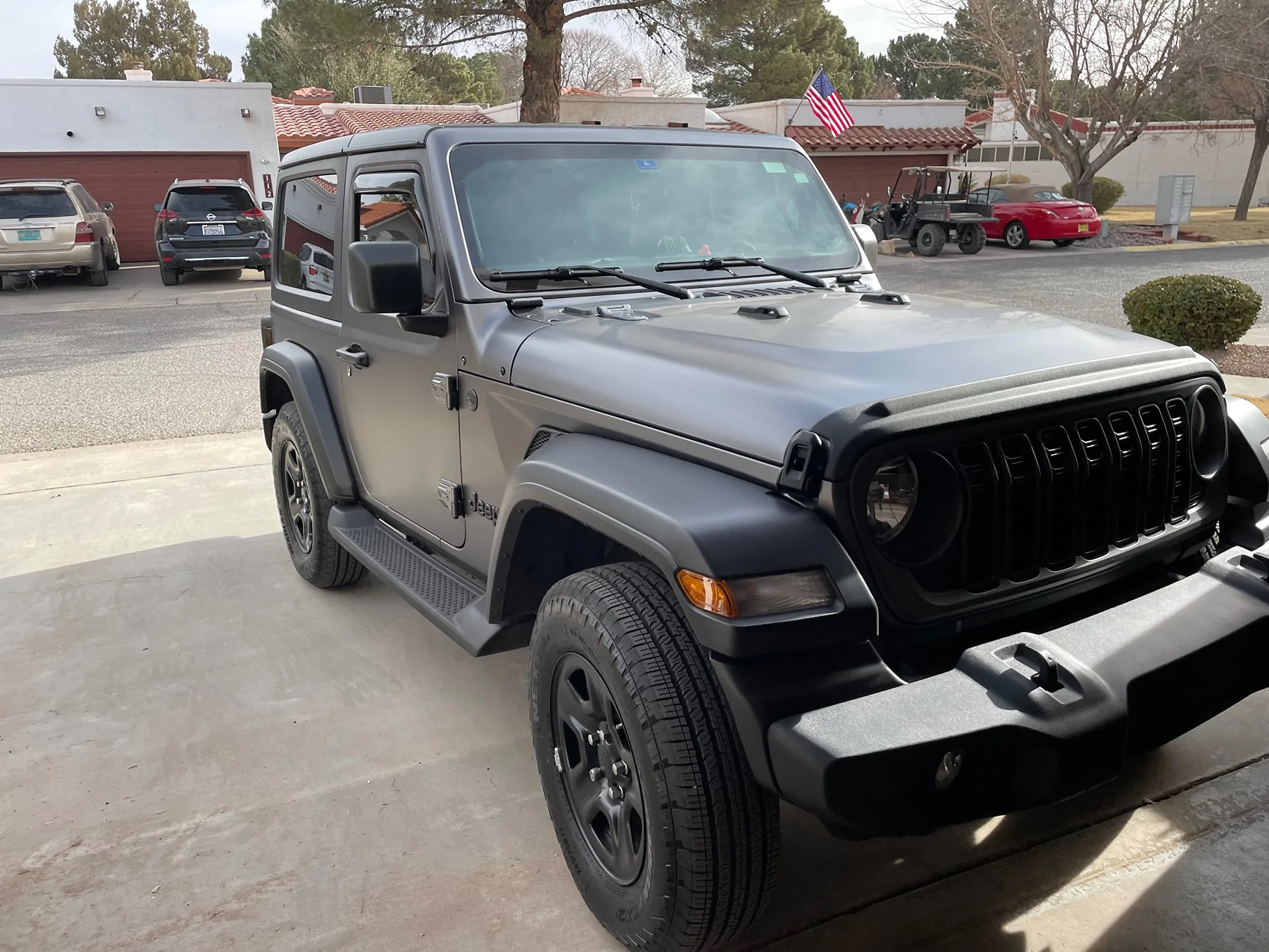 Jeep Wrangler JL Does anyone here have or have seen a partial vinyl wrap? IMG_5171