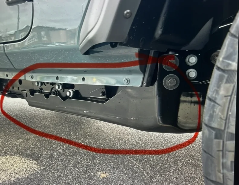 Jeep Wrangler JL 2026 model year frame bracket change IMG_7692