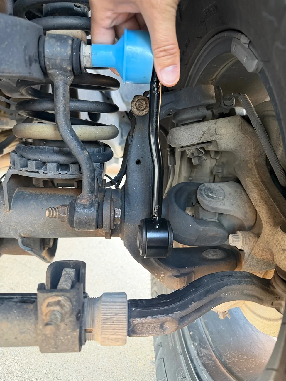 Jeep Wrangler JL Sway Bar Link Swap IMG_0172