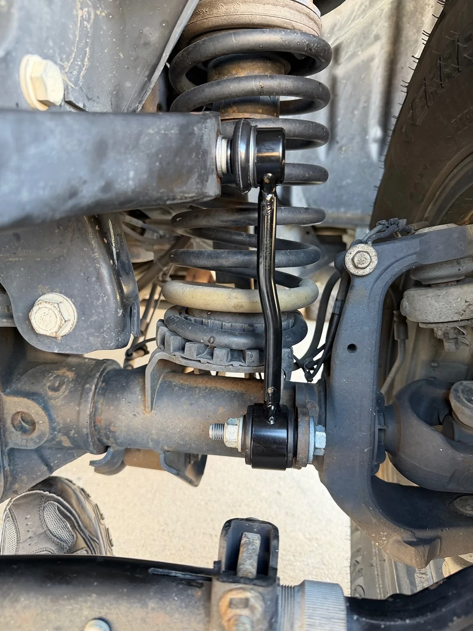 Jeep Wrangler JL Sway Bar Link Swap IMG_0254