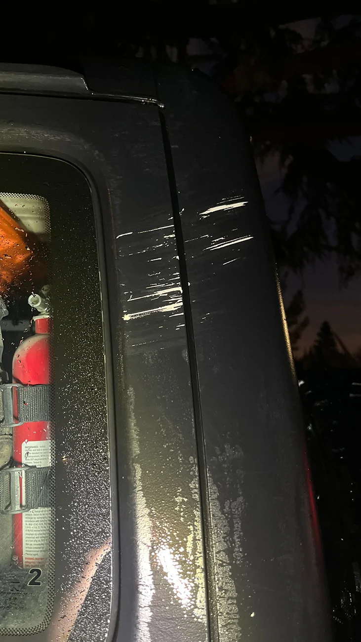 Jeep Wrangler JL Scratched Hard Top IMG_0690