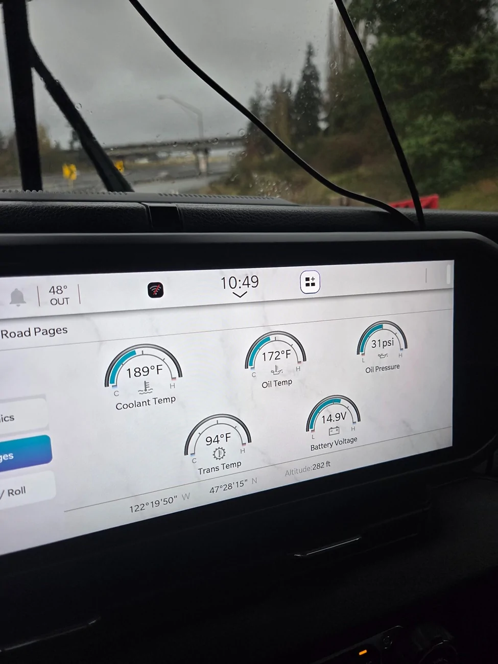 Jeep Wrangler JL What temperature is considered operating temperature? 20251123_094953