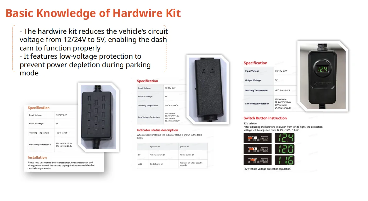Jeep Wrangler JL Wolfbox: Knowledge on Hardwire Kit and Installation [Part 1] Basic Knowledge of Hardwire Kit 6